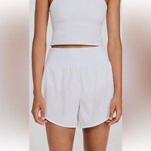 Varley Women White Derby Short Size L